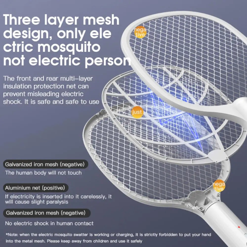 Mata-mosquitos elétrico 3 em 1, mata mosquitos, atrai os insetos, com base USB